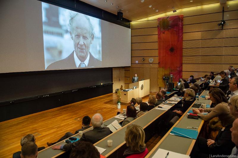 Peter F. Hjort-seminaret bærer navnet sitt etter mannen som var universitetets første rektor. Her fra et tidligere seminar i Tromsø. 